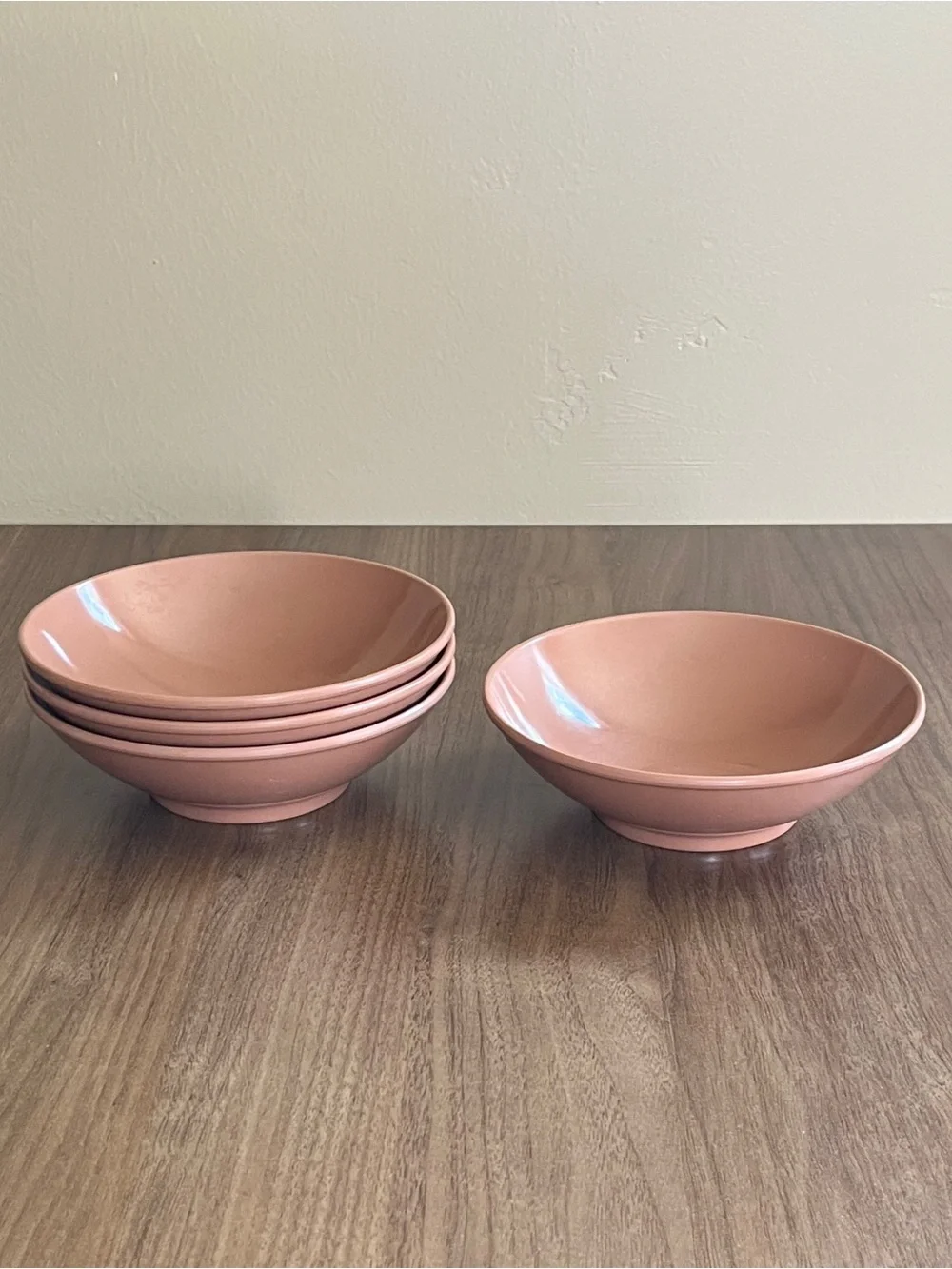 VTG Melamine Bowls Set of 4 Cottagecore Grandmacore Retro MCM 60s 70s 80s